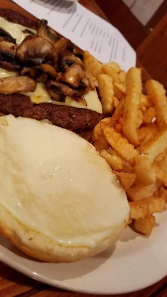 Mushroom Swiss Burger